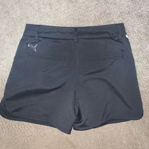 Black puma women’s golf shorts sz 2